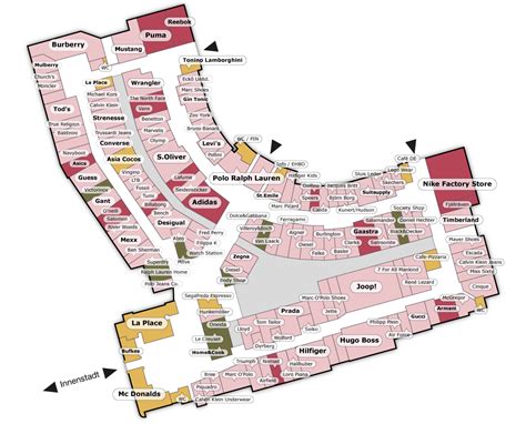 Roermond Outlet map